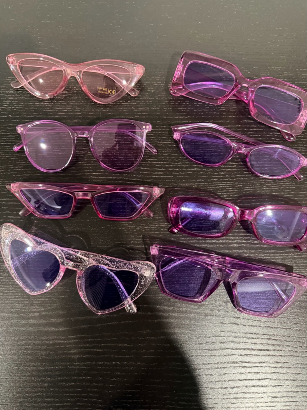8 Pink & Purple Fashion Sunglasses - Assorted Styles bachelorette parties girls